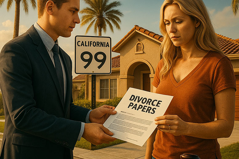 Serving Divorce Paperwork to Your Spouse in California