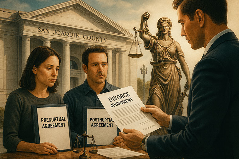Prenuptial and Postnuptial Agreements on Asset Division in San Joaquin, CA