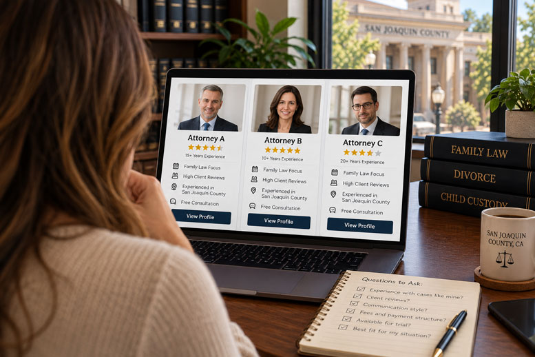 Hiring and Choosing a Family Law Attorney in San Joaquin County CA
